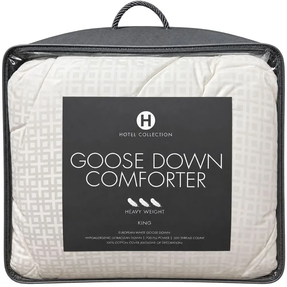 Hotel Collection White Goose Down Comforter King Heavyweight 700Fill Power $1300